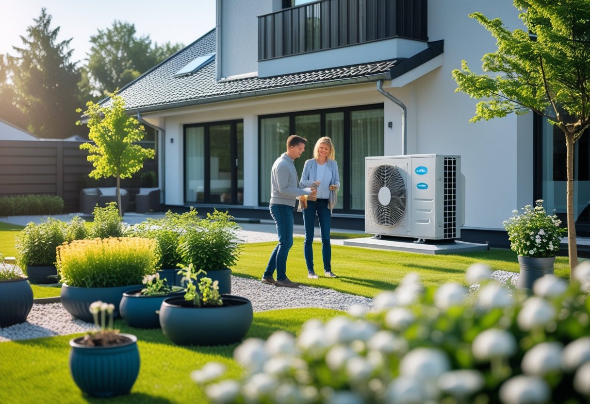 Energibesparelser i hjemmet Saadan kombinerer du varmepumper og krukker til din have